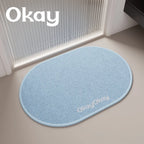Tapis de Bain Tissé Géométrique – Style Moderne