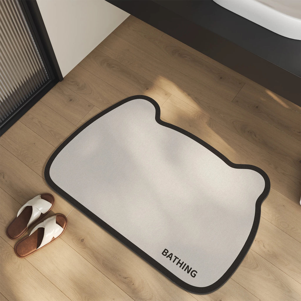 Tapis de Bain Ours Cartoon – Style Coréen