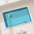 Tapis de Bain Piscine Cartoon – Style Coréen