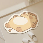 Tapis de Bain Cartoon – Chat & Lion, Style Coréen