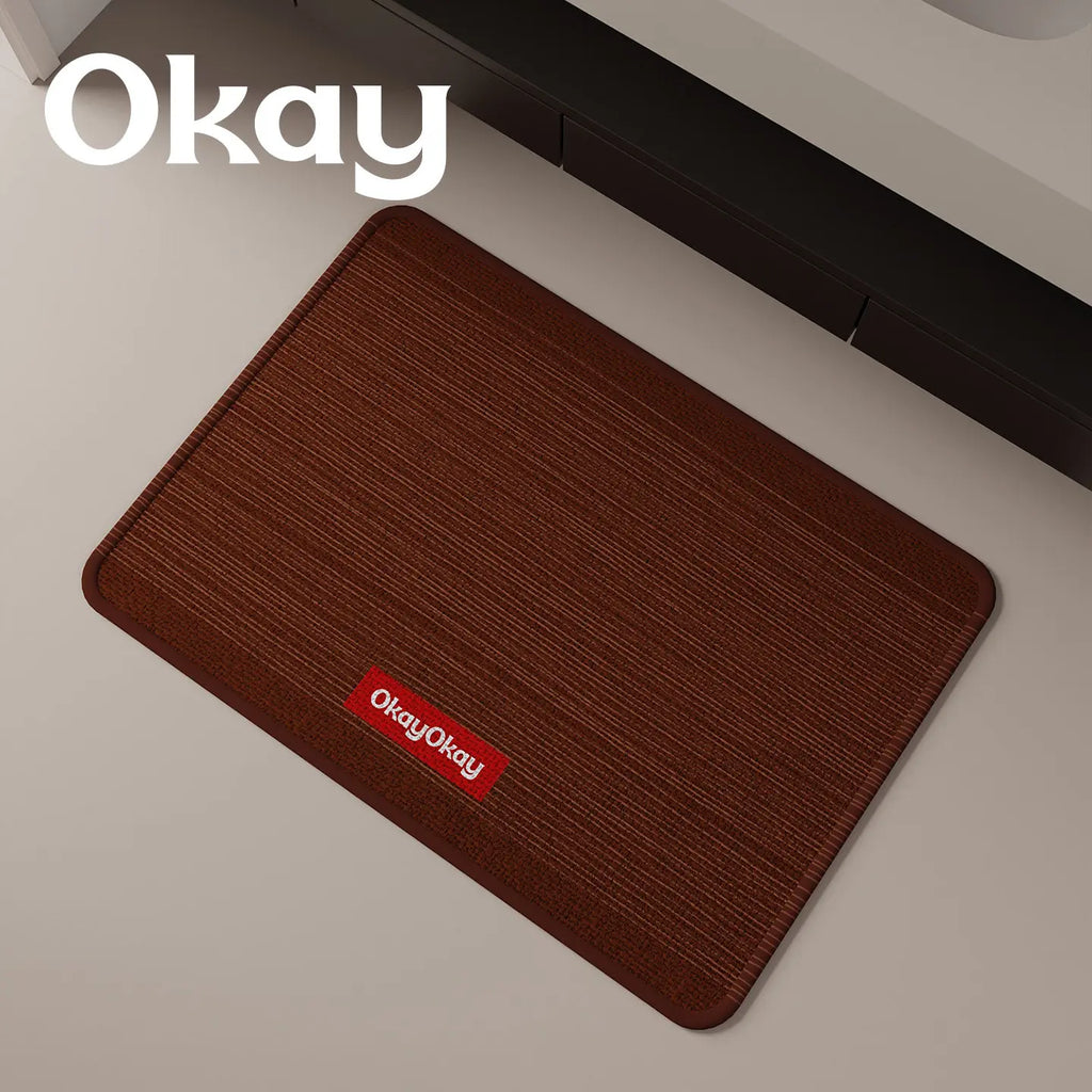 Tapis de Bain Tissé Lignes – Style Moderne