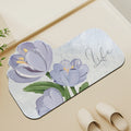 Tapis de Bain Tulipe – Rose & Violet, Style Coréen