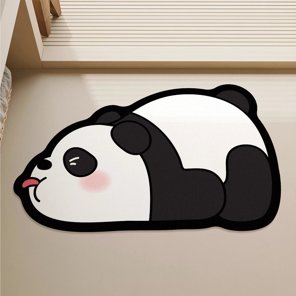 Tapis de Bain Panda Cartoon – Style Coréen
